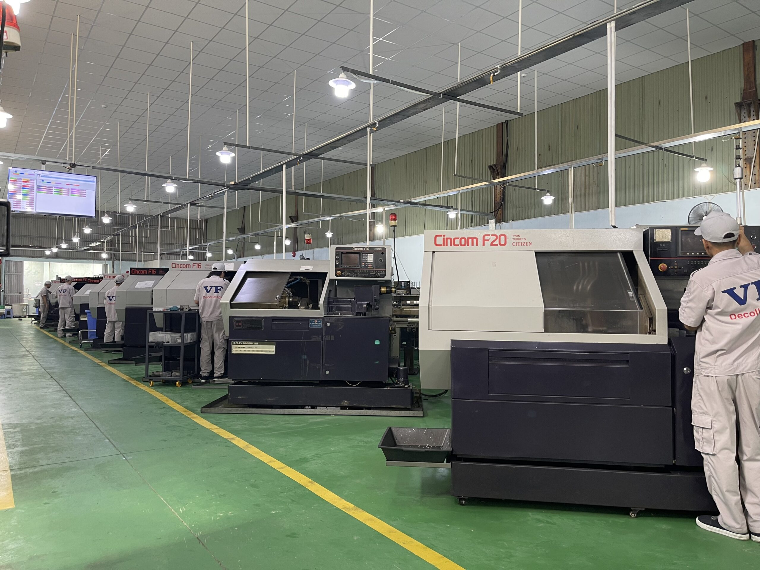 Screw machine parts produced by AVF Decolletage using Swiss CNC and CAM technology for modern manufacturing industries.