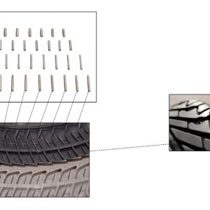 Stainless steel mini vent plug for tire mold industry manufactured with Swiss CNC & CAM machining by AVF Decolletage.