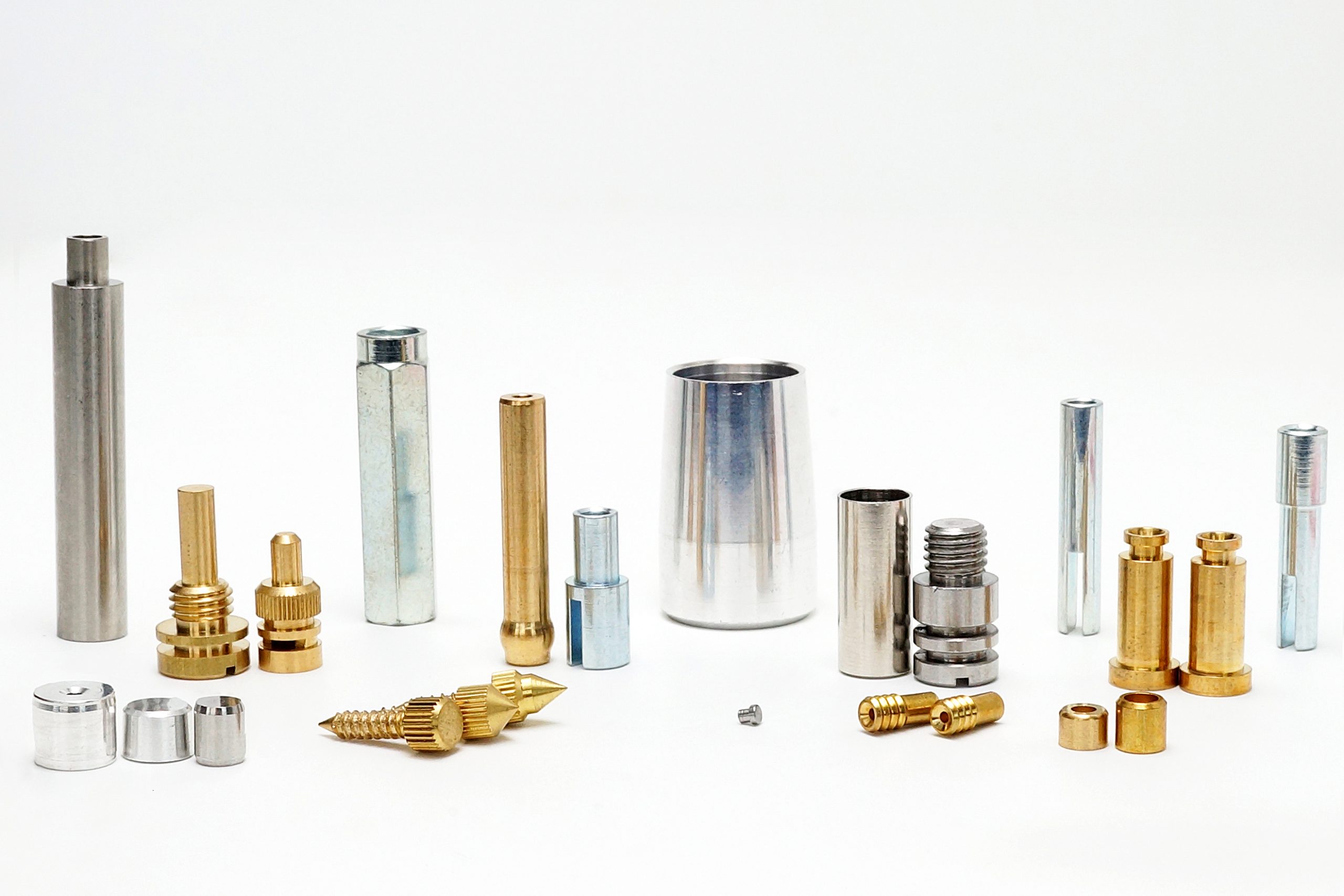 Motorcycle parts machined with Swiss CNC & CAM technology by AVF Decolletage.