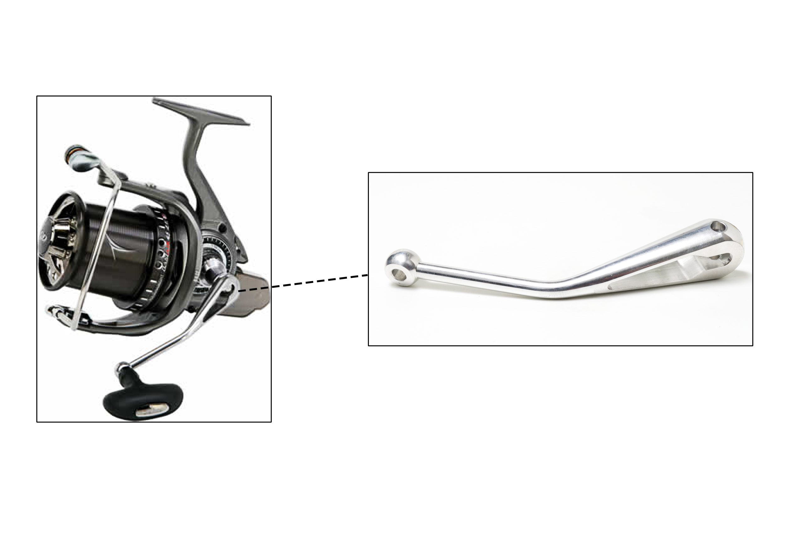 Fishing Reel and Rod Parts manufactured with Swiss CNC & CAM machining by AVF Decolletage.